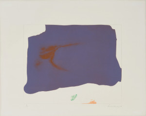 Image for Lot Helen Frankenthaler - Variation II on Mauve Corner