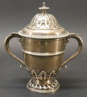 Image for Lot English Silver Loving Cup Comyns 1925