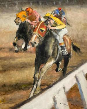 Image for Lot Pál Fried - At the Races