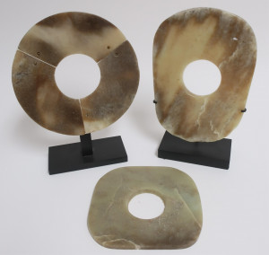 Image for Lot Three Neolithic Style Jade Ax Blades