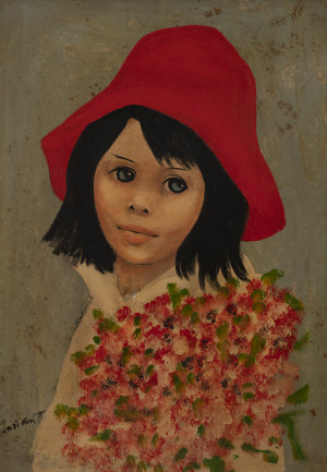 Image for Lot Nadi Ken - Girl in a red hat