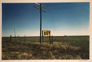 Image for Lot William Eggleston Untitled Key Sign from Lost and Found