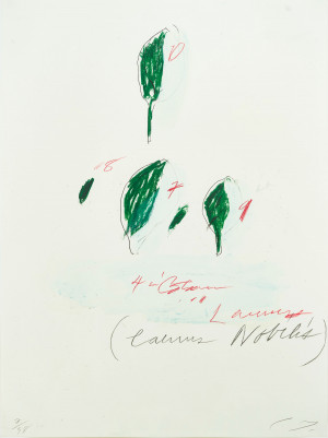 Image for Lot Cy Twombly - Laurus Nobilis, from: Natural History, Part II, Some Trees of Italy