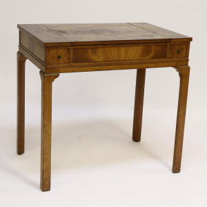 Image for Lot Faded Mahogany Games Table