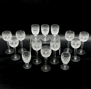 Image for Lot Waterford - Cashel Cut Stemware, Group of 14