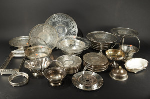 Image for Lot Sterling Silver Pierced Serving Pieces