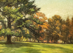 Image for Lot Thomas W. Shields - Untitled (Landscape with Trees)