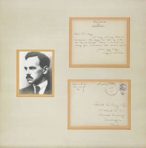 Image for Lot Eugene O'Neill Signed Note