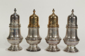 Image for Lot Two Pairs of Tiffany & Co Sterling Salt & Peppers