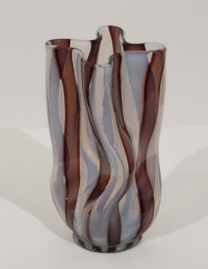 Image for Lot Ercole Barovier - Crumpled form vase for Barovier i Toso