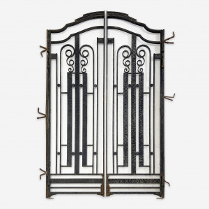 Image for Lot Wrought Iron Entrance Gate