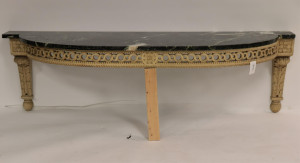 Image for Lot Louis XVI Style Cream Painted Console, E. 20th C.