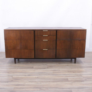 Image for Lot Johnson Furniture Walnut Dresser