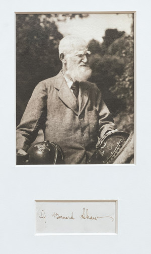 Image for Lot George Bernard Shaw Signature