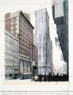 Image for Lot Christo and JeanneClaude Wrapped Building/ Project for 1 Times Square