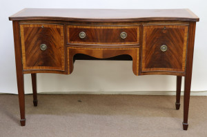 Image for Lot Federal Style Mahogany Inlaid Sideboard