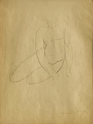 Image for Lot Marcel-Lenoir (Jules Oury) - Untitled (Figure Study)