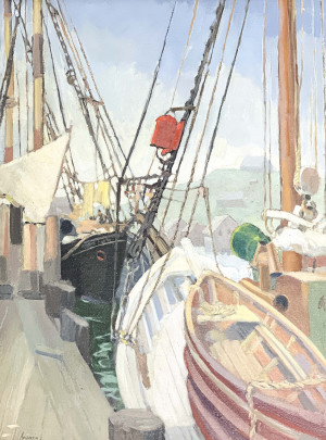 Image for Lot Martin Gambee - Gloucesterman in Port