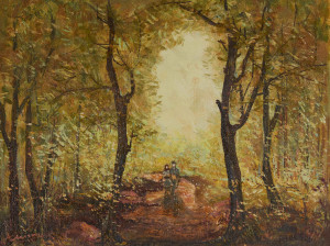 Image for Lot Unknown Artist - Forest Walk