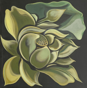 Image for Lot Lowell Nesbitt - Nocturnal Yellow Lotus