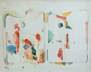 Image for Lot Jim Dine - 2 Palettes for S. Xmas