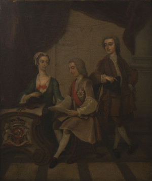 Image for Lot in the style of William Hogarth - Baron Colemore and Family