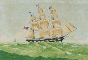 Image for Lot Robert R. Newell - Whaleship, Ganges