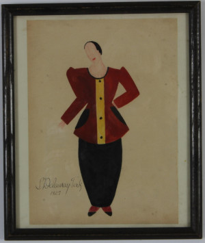Image for Lot Manner of Sonia Delaunay-Terk - Costume Study
