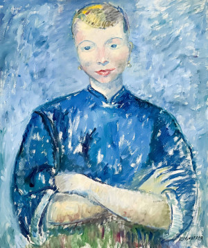 Image for Lot Clara Klinghoffer - Portrait of a Blonde Woman in her Thirties