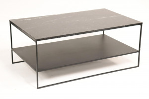 Image for Lot Alberto Minotti Metal Two Tier Coffee Table, 1975