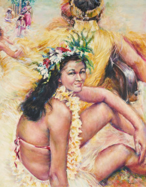 Image for Lot Rita Asfour - Hawaiian Dancer &amp; Ukulelist
