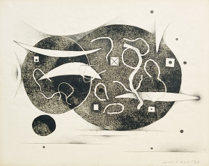 Image for Lot Lowell Nesbitt - Untitled (Abstract Composition)
