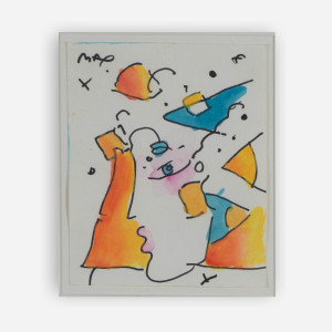 Image for Lot Peter Max - Untitled (Profile in colors)