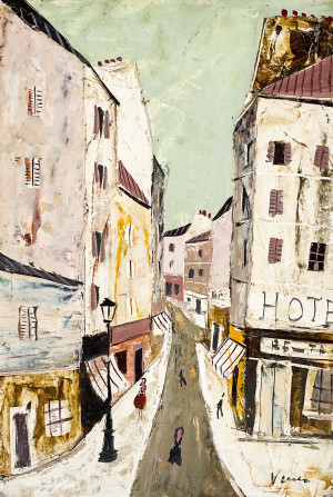 Image for Lot Charles Levier - Rue Parisienne, Montmartre