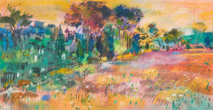 Image for Lot Unknown Artist - Untitled (Colorful Landscape)
