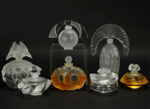 Image for Lot Group of Seven Lalique Perfume Bottles
