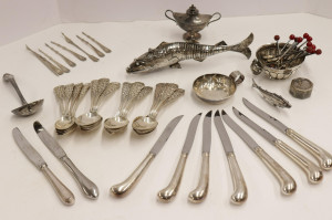 Image for Lot Group of Assorted Silverplate Pieces