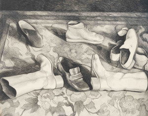 Image for Lot Lowell Nesbitt - Shoes and Boots
