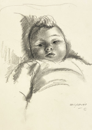 Image for Lot Clara Klinghoffer - Portrait of an infant