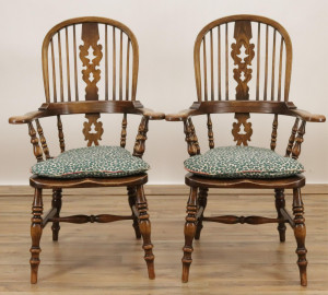 Image for Lot Pair of English Style Barnard Simonds Co Chairs
