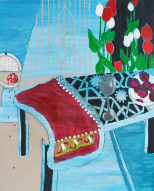 Image for Lot Joyce Silver - Untitled (Blue interior)