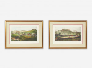 Image for Lot G. D. Giles - Pair of Hunting Scenes (2)