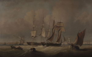 Image for Lot George Chambers - Shipping off Brighton, Sussex