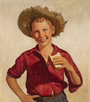 Image for Lot after Norman Rockwell - Country Boy