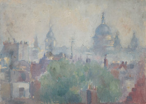 Image for Lot Clara Klinghoffer - London View Through the Mist