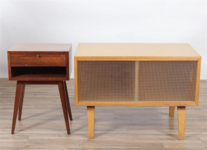 Image for Lot Mid Century Modern Stand - Aalto Style Cabinet