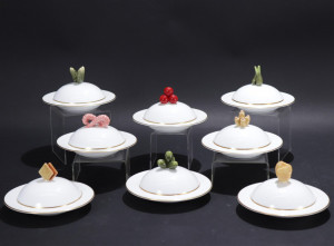 Image for Lot 8 Royal Worcester for Asprey Co. Covered Dishes
