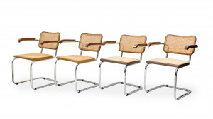 Image for Lot 4 Marcel Breuer Cesca (Model B32) Chairs