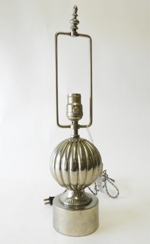 Image for Lot Art Deco Chrome Lamp, circa 1930