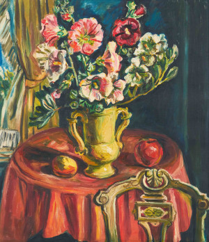 Image for Lot Unknown Artist - Still Life with Green Vase
